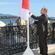 Le prince Albert II de Monaco et la princesse Stéphanie inaugurent suite "Rainier III" de l'Hôtel de Paris à Monaco le 29 janvier 2019. @ Jean-Charles Vinaj / Pool Monaco / Bestimage