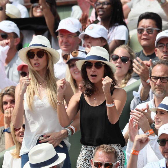 Xisca Perelló, la compagne de Rafael Nadal - People dans les tribunes lors des internationaux de tennis de Roland Garros à Paris le 4 juin 2018  Celebrities at Roland Garros french open in Paris on June 4, 2018.04/06/2018 - Paris