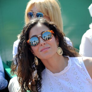 Xisca Perello, la compagne de R.Nadal, durant la finale du Rolex Monte Carlo Masters 2018 qui a opposé l'espagnol Rafael Nadal au japonais Kei Nishikori au Monte Carlo Country Club à Roquebrune Cap Martin le 22 avril 2018. Rafael Nadal a remporté pour la 11eme fois le tournoi en battant son adversaire en 2 sets. © Bruno Bébert/Bestimage  Celebs during day eight of ATP Masters Series: Monte Carlo Rolex Masters at Monte-Carlo Sporting Club in Roquebrune Cap Martin, France on April 22, 2018.22/04/2018 - Roquebrune Cap Martin