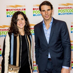 Rafael Nadal et Maria Francisca (Xisca/ Mery) Perello lors du Goed Geld Gala à Amsterdam le  15 février 2018.