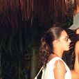 Rafael Nadal et Maria Francisca (Xisca/ Mery) Perello en vacances avec un groupe d'amis sur l'île de Cozumel au Mexique du 27 février au 2 mars 2014.