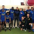 Emiliano Sala lors de l'au revoir à ses coéquipiers du FC Nantes, la dernière image de son compte Instagram avant sa disaprition le 21 janvier 2019