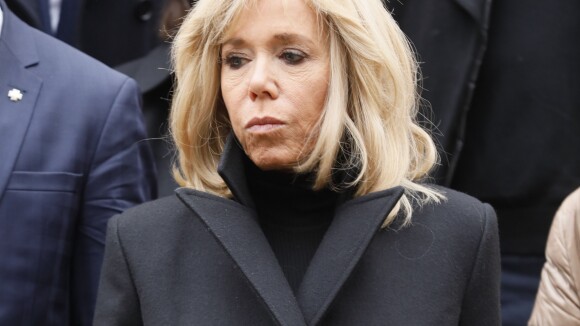 Brigitte Macron aux obsèques de Michel Legrand face au chagrin de Macha Méril