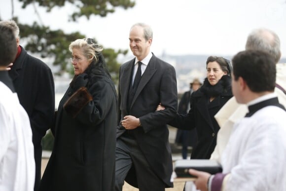 Jean d'Orléans (Le prince Jean, duc de Vendôme, Dauphin de France) - Obsèques du comte de Paris en la chapelle Royale Saint-Louis à Dreux, France, le 2 février 2019. © Alain Guizard/Bestimage