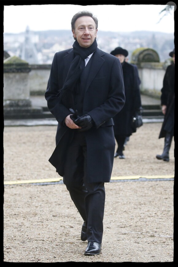 Stéphane Bern - Obsèques du comte de Paris en la chapelle Royale Saint-Louis à Dreux, France, le 2 février 2019. © Alain Guizard/Bestimage