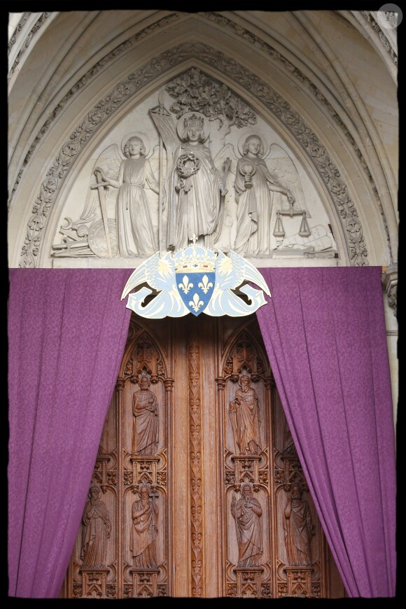 Obsèques du comte de Paris en la chapelle Royale Saint-Louis à Dreux, France, le 2 février 2019. © Alain Guizard/Bestimage
