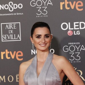 Penélope Cruz lors de la 33e cérémonie des Goya, récompenses du cinéma espagnol à Séville, le 2 février 2019