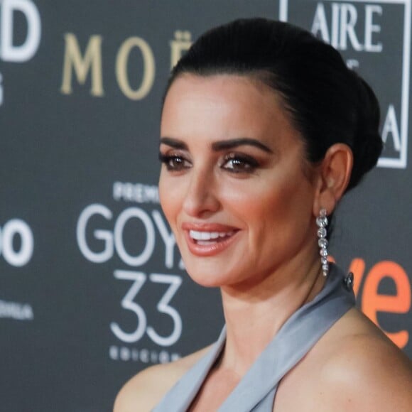 Penélope Cruz lors de la 33e cérémonie des Goya, récompenses du cinéma espagnol à Séville, le 2 février 2019