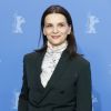Photocall avec Juliette Binoche , présidente du jury de la compétition long-métrage du 69ème festival du film de Berlin (Berlinale 2019) à l'hôtel Grand Hyatt à Berlin le 7 février 2019.