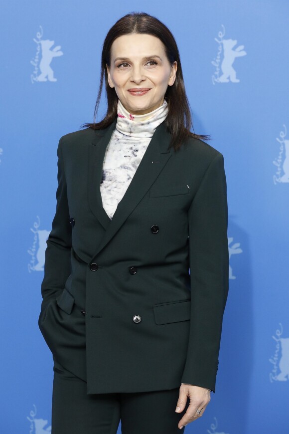 Photocall avec Juliette Binoche , présidente du jury de la compétition long-métrage du 69ème festival du film de Berlin (Berlinale 2019) à l'hôtel Grand Hyatt à Berlin le 7 février 2019.