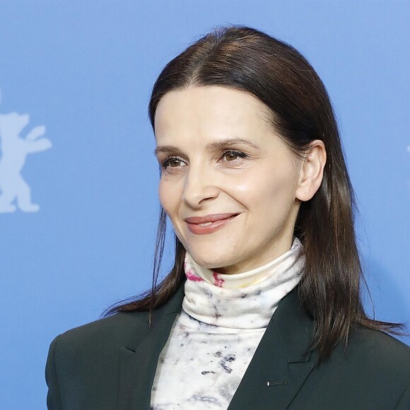 Photocall avec Juliette Binoche , présidente du jury de la compétition long-métrage du 69ème festival du film de Berlin (Berlinale 2019) à l'hôtel Grand Hyatt à Berlin le 7 février 2019.