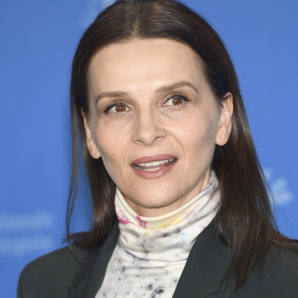 Photocall avec Juliette Binoche , présidente du jury de la compétition long-métrage du 69ème festival du film de Berlin (Berlinale 2019) à l'hôtel Grand Hyatt à Berlin le 7 février 2019.