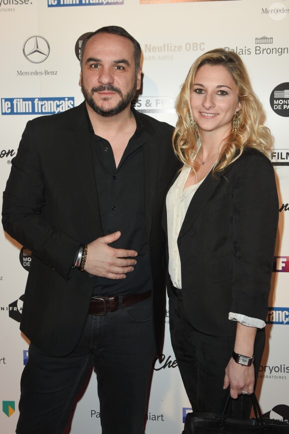 François-Xavier Demaison et sa compagne Anaïs Tihay - 26ème édition des Trophées du Film Français 2018 au Palais Brongniart à Paris le 5 février 2019. © Codic Guirec/Bestimage