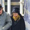 Exclusif - Woody Allen et sa femme Soon-Yi se baladent dans la rue à New York le 14 janvier 2019.