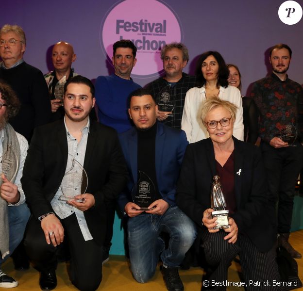 Muriel Robin (Pyrennées d'honneur pour l'ensemble de sa carrière) - Remise de prix lors du 21ème Festival des créations Télévisuelles de Luchon le 9 février 209. © Patrick Bernard / Bestimage