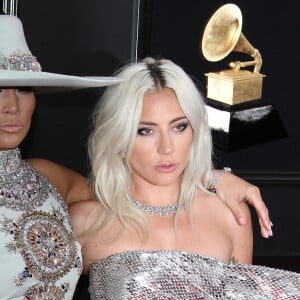 Jennifer Lopez et Lady Gaga - Les célébrités arrivent à la 61ème soirée annuelle des GRAMMY Awards à Los Angeles, le 10 février 2019