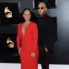 Alicia Keys et son mari Swizz Beatz - Les célébrités arrivent à la 61ème soirée annuelle des GRAMMY Awards à Los Angeles, le 10 février 2019