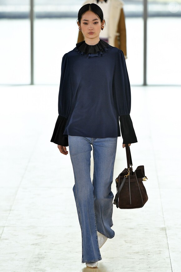 Défilé Tory Burch, collection automne-hiver 2019-2020 au Pier 17. New York, le 10 février 2019.