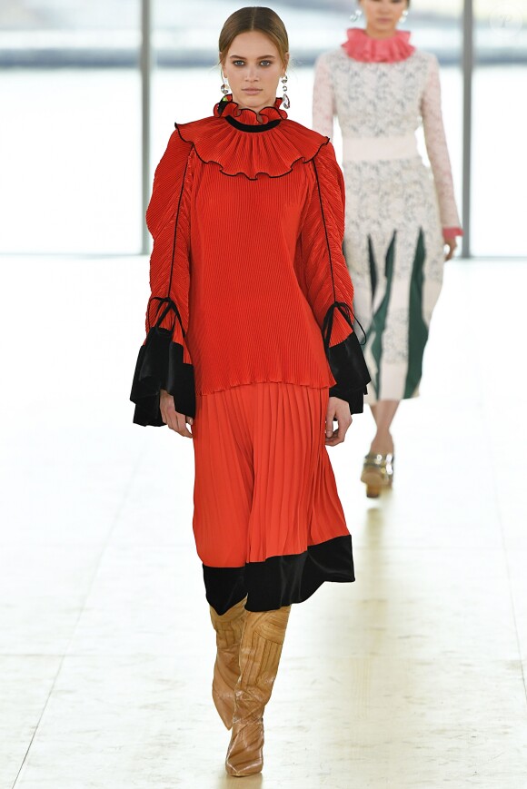 Défilé Tory Burch, collection automne-hiver 2019-2020 au Pier 17. New York, le 10 février 2019.