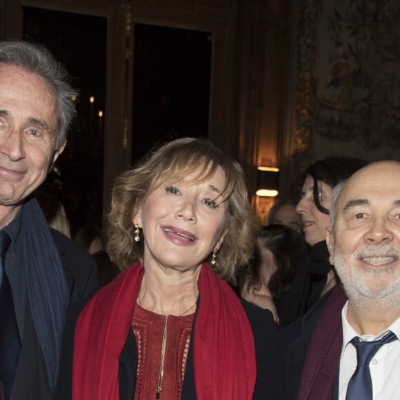 Thierry Lhermitte, Marie-Anne Chazel, Gérad Jugnot - People au concert du 13ème Gala 2018 de l'Association pour la Recherche sur Alzheimer à la salle Pleyel à Paris le 12 février 2018. © Coadic Guirec-Pierre Perusseau/Bestimage