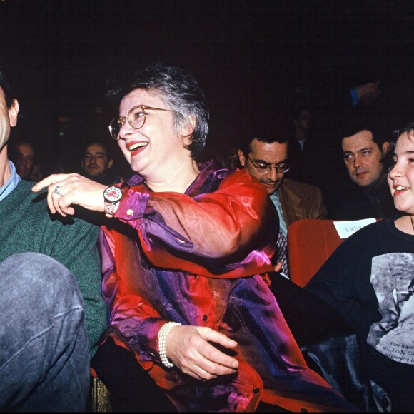 Thierry Lhermitte, Josiane Balasko et sa fille Marilou Berry à Paris en 1994.