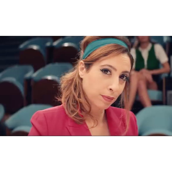 Léa Salamé et Séverin dans le clip de "L'Interview", le 13 février 2019.