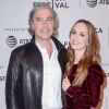 Eliza Dushku et Peter Palandjian au Festival du Film de Tribeca à New York, le 22 avril 2018.