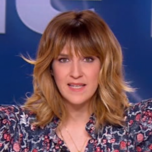 Daphné Bürki à l'antenne de son émission "Je t'aime etc." (France 2) vendredi 15 février 2019.