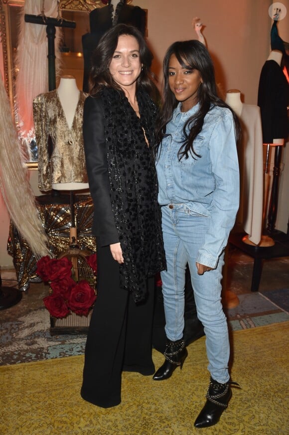 Exclusif - La créatrice Capucine Martin et Hapsatou Sy à la présentation de la première collection de la marque MARTIN MARTIN PARIS à l'Atelier Eiffel à Paris, France, le 14 février 2019.