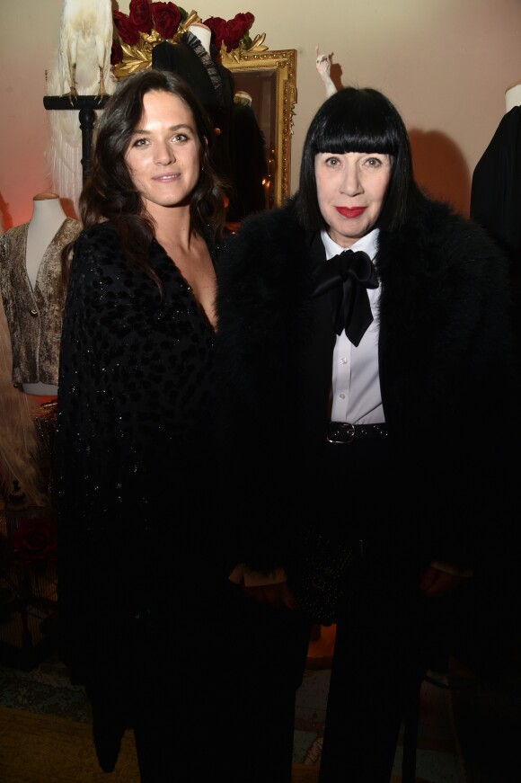 Exclusif - Capucine Martin et Chantal Thomass à la présentation de la première collection de la marque MARTIN MARTIN PARIS à l'Atelier Eiffel à Paris, France, le 14 février 2019.