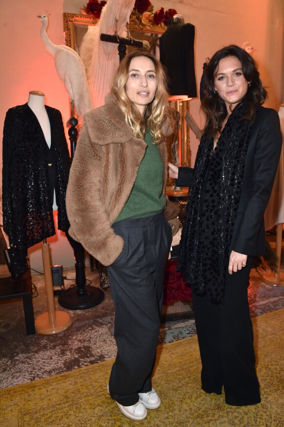 Exclusif - Alexandra Golovanoff et Capucine Martin à la présentation de la première collection de la marque MARTIN MARTIN PARIS à l'Atelier Eiffel à Paris, France, le 14 février 2019.