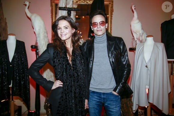 Exclusif - Capucine Martin et Anthony Delon à la présentation de la première collection de la marque MARTIN MARTIN PARIS à l'Atelier Eiffel à Paris, France, le 14 février 2019.