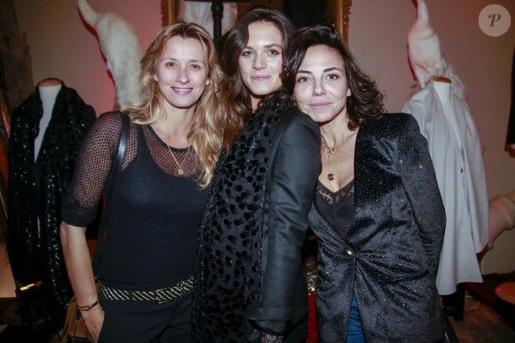 Exclusif - Sarah Lavoine, Capucine Martin et Sandra Sisley à la présentation de la première collection de la marque MARTIN MARTIN PARIS à l'Atelier Eiffel à Paris, France, le 14 février 2019.