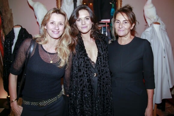 Exclusif - Sandra Lavoine, Capucine Martin et Constance Benqué à la présentation de la première collection de la marque MARTIN MARTIN PARIS à l'Atelier Eiffel à Paris, France, le 14 février 2019.