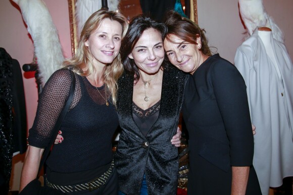 Exclusif - Sarah Lavoine, Sandra Sisley et Constance Benqué à la présentation de la première collection de la marque MARTIN MARTIN PARIS à l'Atelier Eiffel à Paris, France, le 14 février 2019.