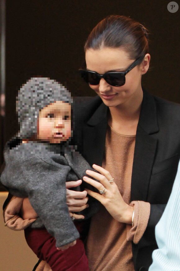 Miranda Kerr et son fils Flynn en 2011.
