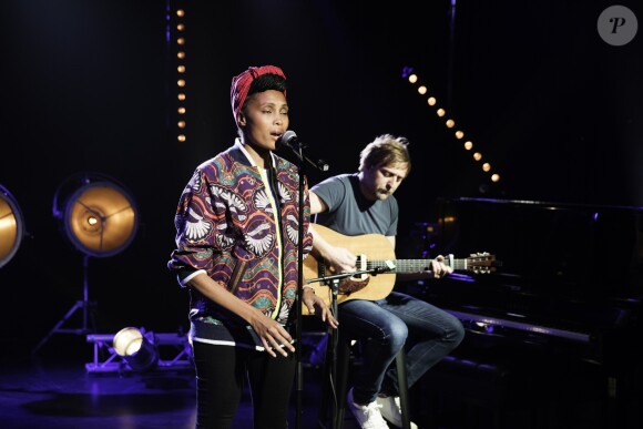 La chanteuse Imany - Concert "Soyons des Heroïnes" à Paris, France, le 3 mai 2018. © Frédéric Maligne/Bestimage