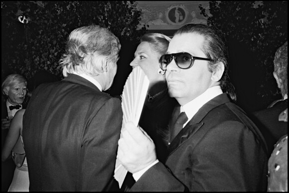 Karl Lagerfeld à Paris en juin 1980.