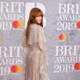 Florence Welch au photocall de la cérémonie des Brit Awards 2019 à l'O2 Arena à Londres le 20 février 2019.