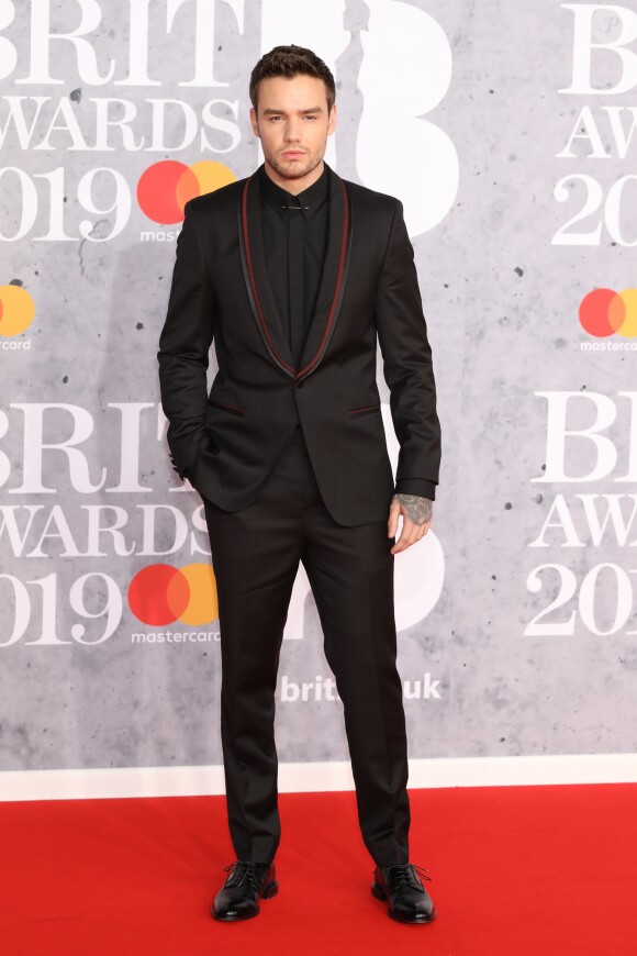 Liam Payne au photocall de la cérémonie des Brit Awards 2019 à l'O2 Arena à Londres le 20 février 2019.