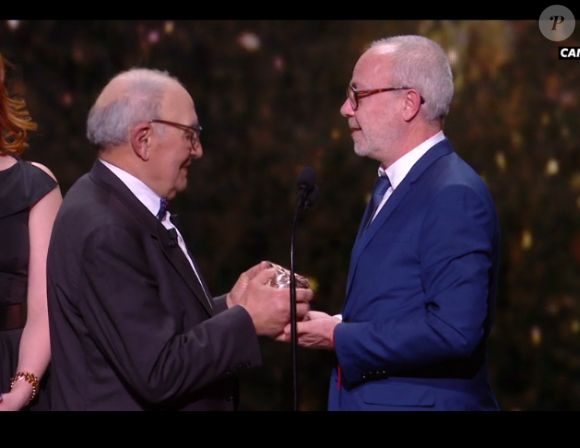 Olivier Baroux et le père de Kad Merad - 44e cérémonie des César le 22 février 2019