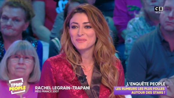 Rachel Legrain-Trapani évoque sa rupture avec Benjamin Pavard, le 22 février 2019 dans "TPMP People" sur C8.
