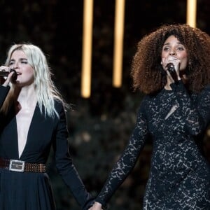 Cécile Cassel, HollySiz, Stéfi Celma - 44ème cérémonie des César à la salle Pleyel à Paris. Le 22 février 2019 © Borde-Jacovides / Bestimage