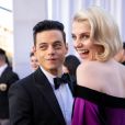 Rami Malek et sa compagne Lucy Boynton lors du photocall des arrivées de la 91ème cérémonie des Oscars 2019 au théâtre Dolby à Hollywood, Los Angeles, Californie, Etats-Unis, le 24 février 2019. © AMPAS/ZUMA Press/Bestimage