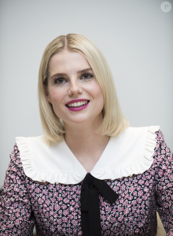 Lucy Boynton en conférence de presse pour le film "Bohemian Rhapsody" à Beverly Hills. Le 8 octobre 2018 08/10/2018 - Los Angeles