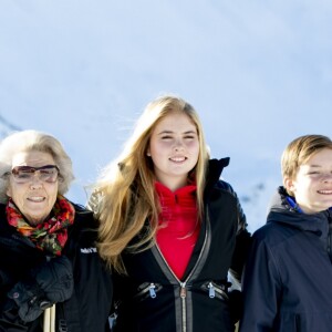 La princesse Alexia, la princesse Eloise van Oranje-Nassau van Amsberg, la princesse Leonore, la princesse Beatrix, la princesse Amalia, le prince Claus-Casimir et la princesse Ariane - Rendez-vous avec la famille royale des Pays-Bas à Lech. Le 25 février 2019  Lech, 25-02-2019 Wintersport photo session of Royal family of Netherlands25/02/2019 - Lech