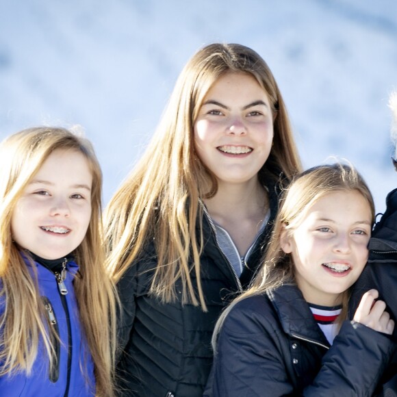 La princesse Alexia, la princesse Eloise van Oranje-Nassau van Amsberg, la princesse Leonore et la princesse Beatrix - Rendez-vous avec la famille royale des Pays-Bas à Lech. Le 25 février 2019  Lech, 25-02-2019 Wintersport photo session of Royal family of Netherlands25/02/2019 - Lech