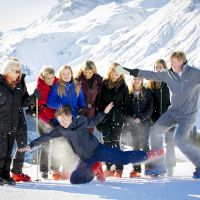Famille royale des Pays-Bas: Tendresse et cascades pour leur séance photo au ski