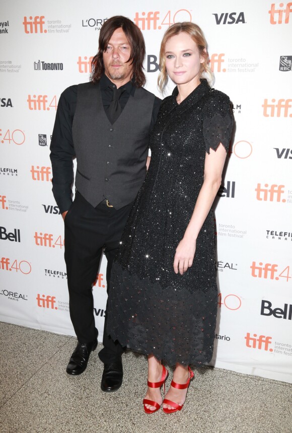 Diane Kruger, Norman Reedus à la première de 'Sky' lors du Festival international du film 2015 de Toronto, le 16 septembre 2015.