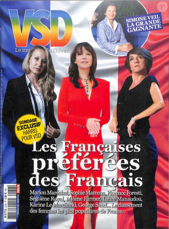 Couverture du magazine "VSD", numéro de mars 2019.